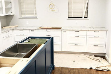 Example of a kitchen design in Boston
