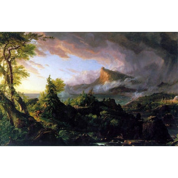 Thomas Cole The Course of the Empire: The Savage State Wall Decal