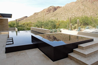 Desert foothills contemporary pool