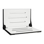 White Seat With Matte Black Frame