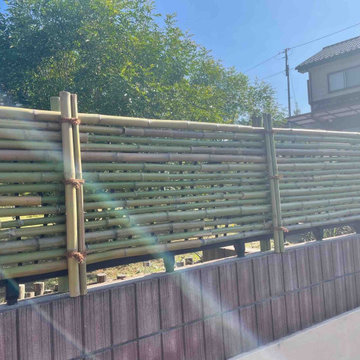 和モダン御簾垣 / Modern Japanese bamboo fence