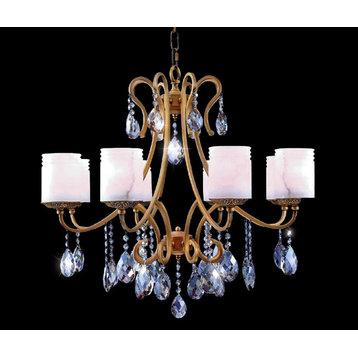 Artistry Lighting Wrought Iron Collection Crystal Chandelier, 30x27