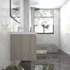 BTO 30" Wall Mounted Bath Vanity With Reinforced Acrylic Sink, Tuna Oak