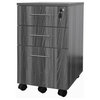 Mayline Value Pack Pedestal (Box-Box-File) in Gray Steel (Set of 2)