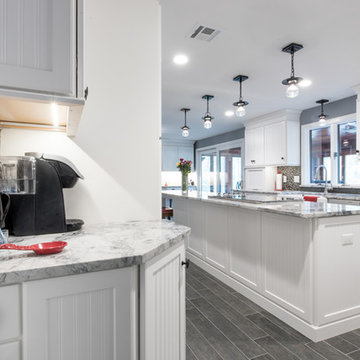 Elegant White Kitchen Remodel