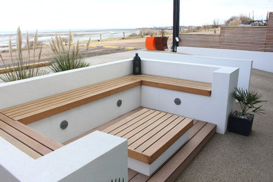 This is an example of a contemporary deck in Kent.