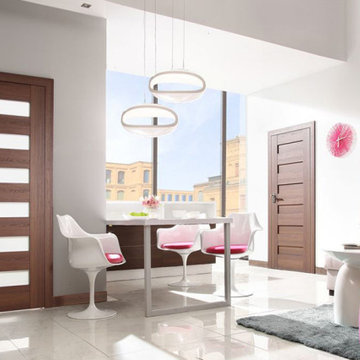 Glenview Haus Eco Veneer Modern Interior Doors Gallery Project | DBEV-CNT-C