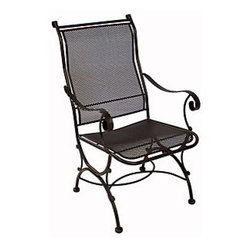 Meadowcraft Alexandria Dining Chair - Outdoor Dining Chairs