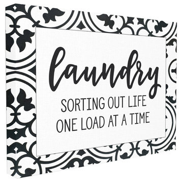 Laundry Sorting Out Life Laundry, 30"x40", Stretched Canvas Wall Art