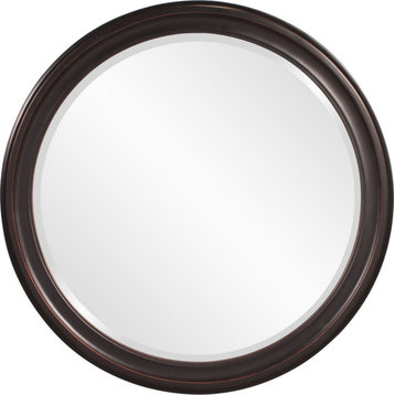 George Round Mirror - Bronze