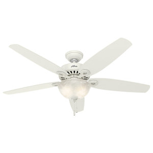 Hunter Fan Company 52 Beachcomber White Ceiling Fan With Light