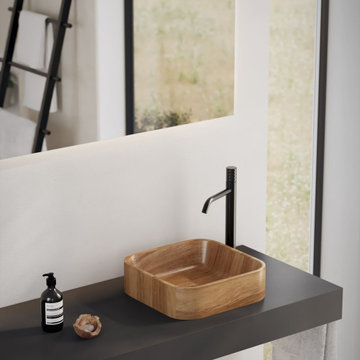ST HONORE WOODEN COUNTER VESSEL - PS IM-WSTH325