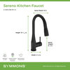 Sereno Single Handle Pull-Down Kitchen Faucet, 1.5 gpm, Matte Black