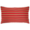 Sunbrella Harwood Crimson Outdoor Pillow 12x20
