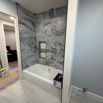 Home Remodel/ One Bath/paint/popcorn removal/LED Can lights/baseboards/Flooring