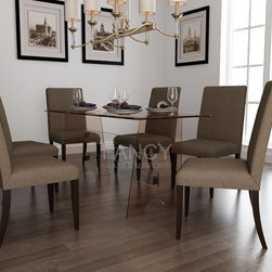 LEONARDO GLASS DINING TABLE - Products