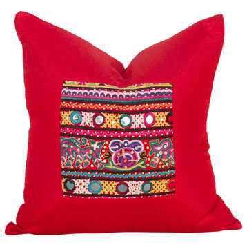 Vani Indian Silk Decorative Pillow