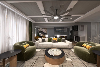 Example of a living room design in Atlanta