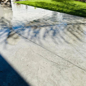 Backyard Patio & Retaining Wall