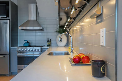 Large minimalist kitchen photo in Nashville