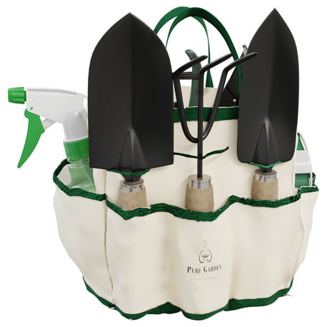 8 PC Garden Tote and Tool Set by Pure Garden