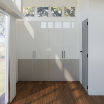 Linear Taupe Wardrobe