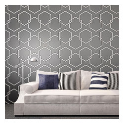 LOLLIPROPS, INC., LPI - Honeycomb, Self-Adhesive Removable Wallpaper - Wallpaper
