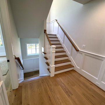 Project #141 | Timeless Switchback Staircase with Traditional Box Newels