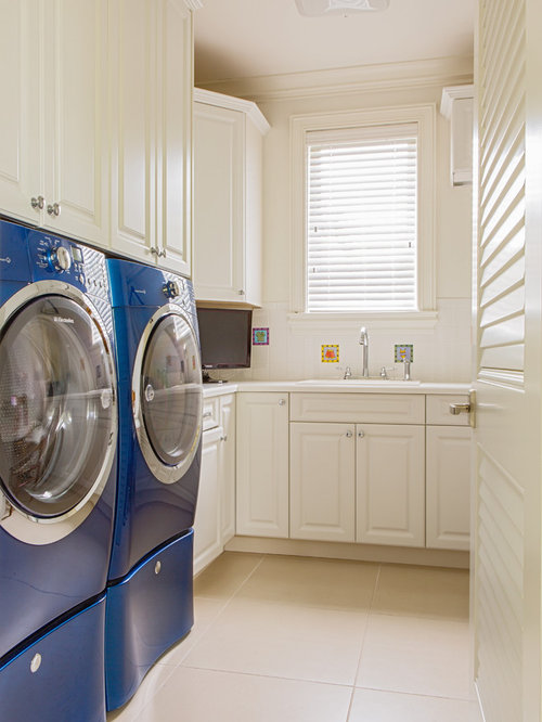 Blue Washer And Dryer Design Ideas & Remodel Pictures | Houzz - SaveEmail