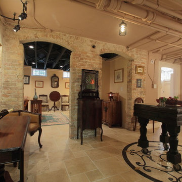 Basement Wine Cellar, Tasting Room and TV Room