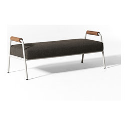 ZOE WOOD OPEN AIR BENCH - Outdoor Benches