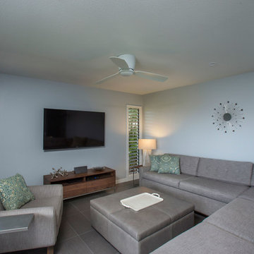Wailea Ekolu Mid-Century Inspired Living Room