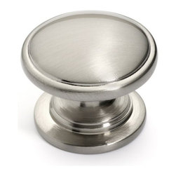 Dynasty Hardware - Super Saver K-80980 Cabinet Knob, Satin Nickel - Cabinet And Drawer Knobs