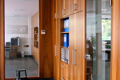 Example of a trendy home office design in Other