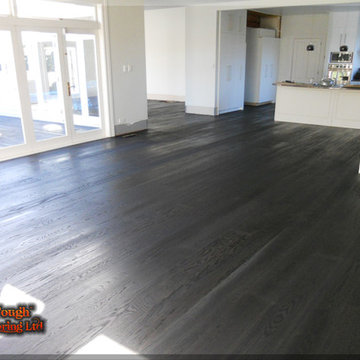 Bull Tough Flooring Ltd - Wide Plank, Dark Stain & Gloss Finish