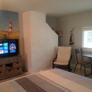 Garage Conversion to a Master bed bath, Suite with private entrance.