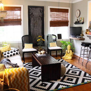 Eclectic and Casual Living room