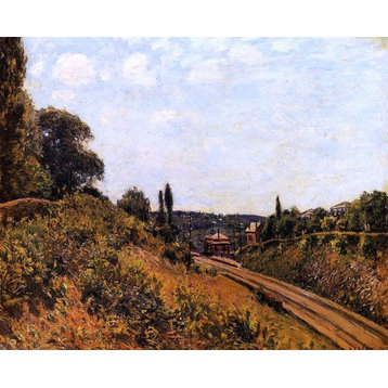 Alfred Sisley The Station at Sevres, 20"x25" Wall Decal Print