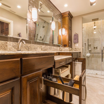 Master Bath After: Appliance Pull Outs