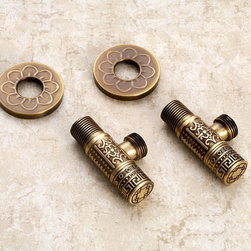 Antique Brass Angle Valve FA012 - Bathroom Accessories
