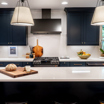 GLENWOOD blue and white kitchen