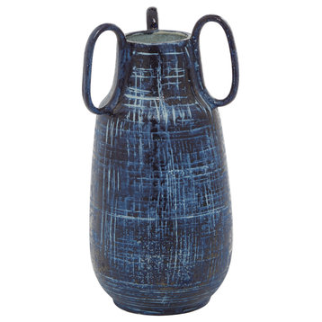 Contemporary Blue Ceramic Vase 42336