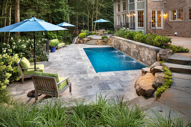 Inspiration for a modern pool remodel in DC Metro