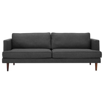 Admire Upholstered Fabric Sofa, Gray