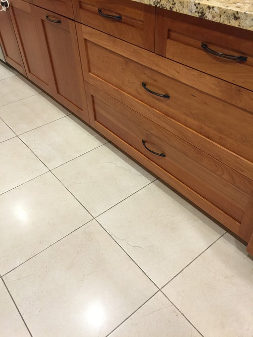 Hardwood Floor Color With American Cherry Cabinets