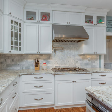 Festive White Kitchen - New Construction