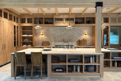 Mountain style kitchen photo in Los Angeles