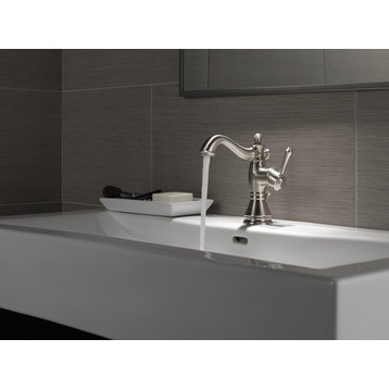 Delta Cassidy Single Handle Bathroom Faucet, Stainless, 597LF-SSMPU