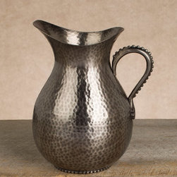 The GG Collection Antique Silver Pitcher - Pitchers