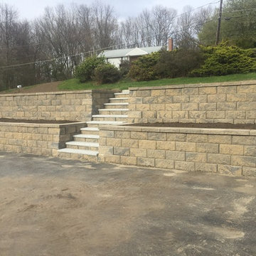 North Andover MA retaining wall